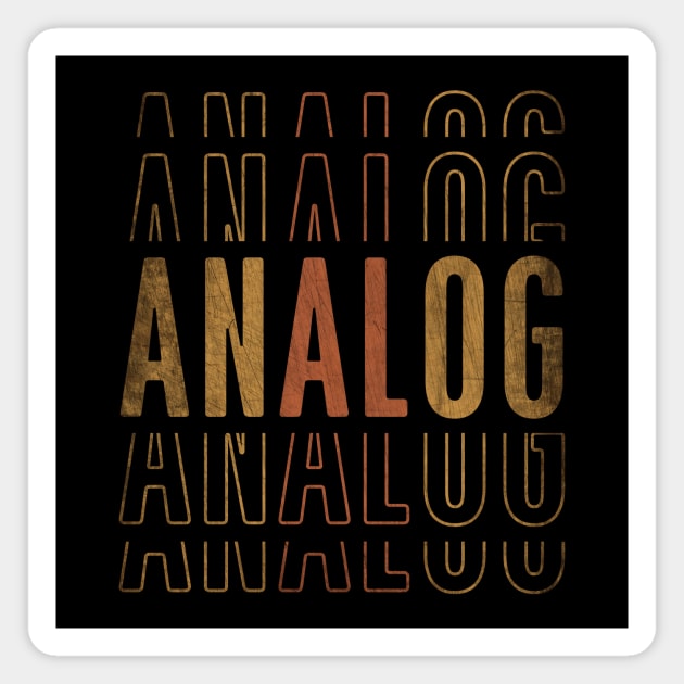 Analog Audio Engineer Magnet by All-About-Words
